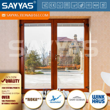 German style French wood window