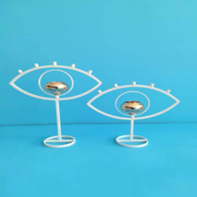 Wrought iron candlestick