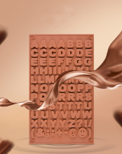 chocolate mold letters silicone