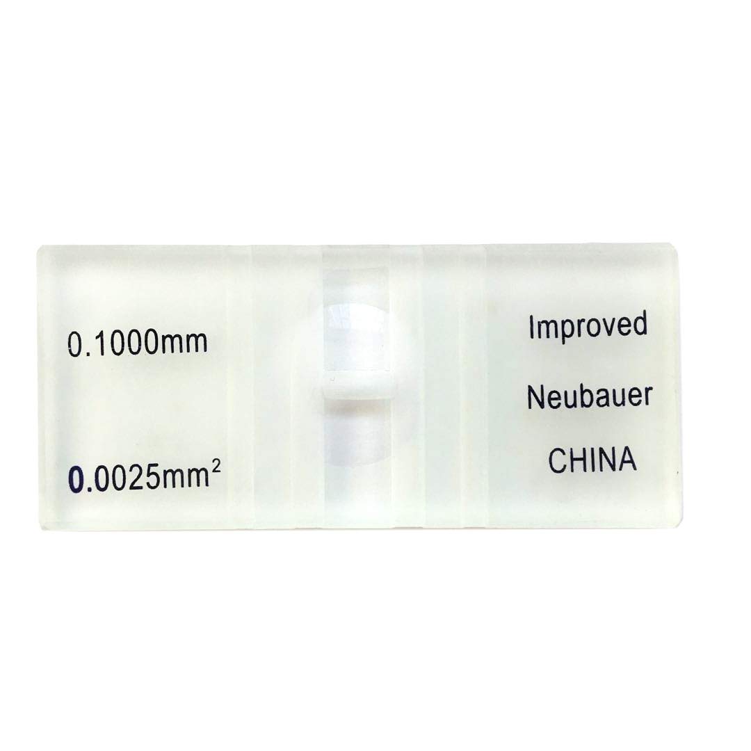 Hemacytometer Glass Blood Cell Neubauer Counting Chamber For School Lab & Hospital