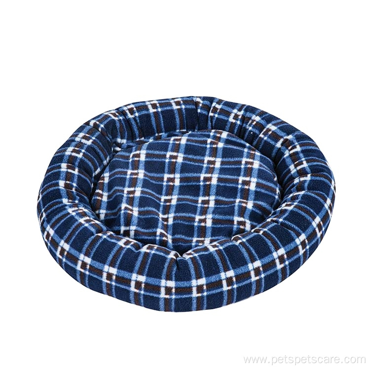 Round Warm Soft Pet Bed Plush Pet Cave