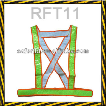 RFT11 PVC safety reflective tape vest