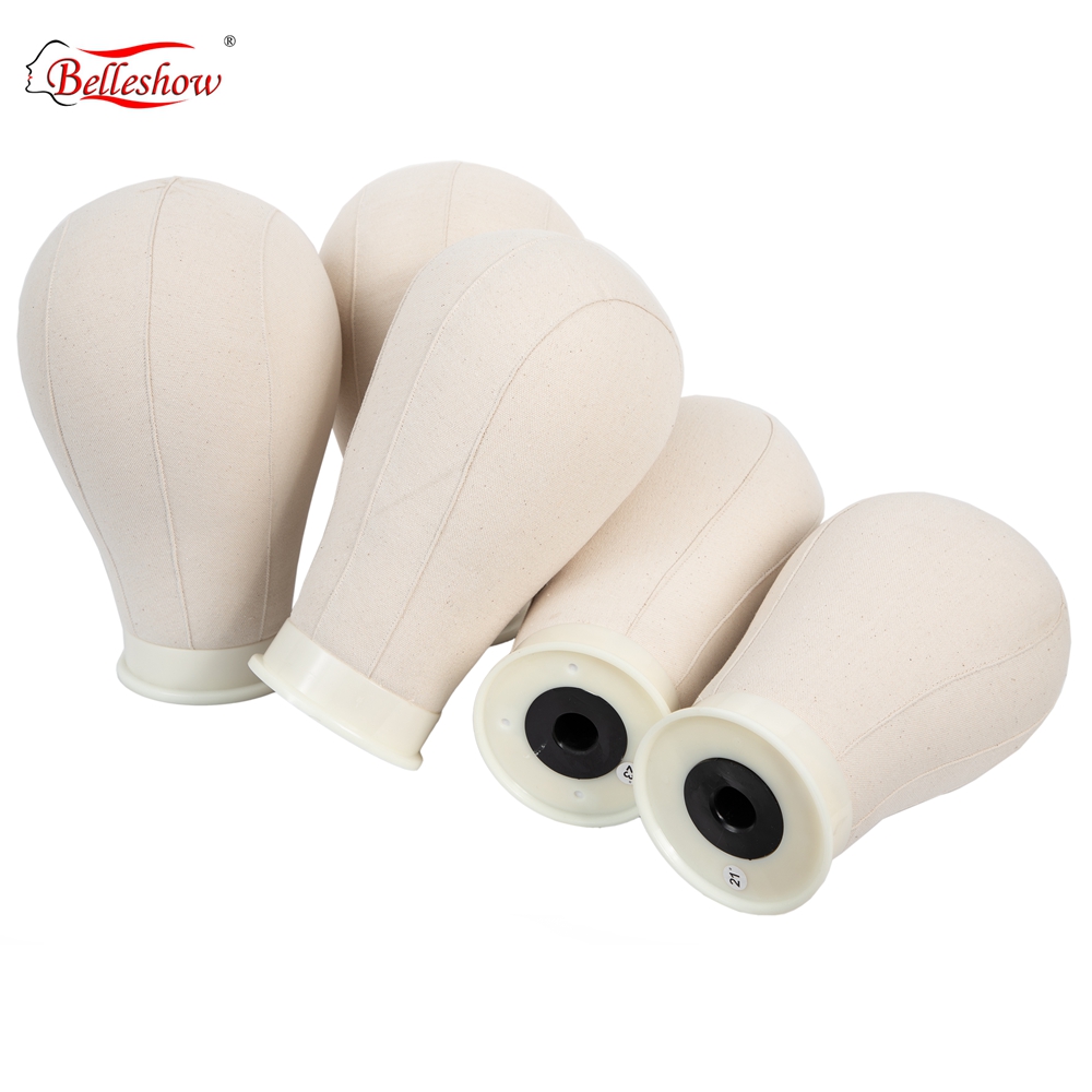 Hot sellv 21"-25" Wig Stand Hair Extension Tools canvas head canvas head mannequin canvas mannequin head