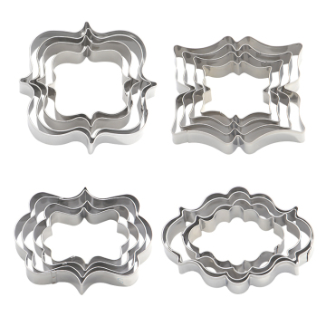 4pcs/set European Wedding Cookie Cutters
