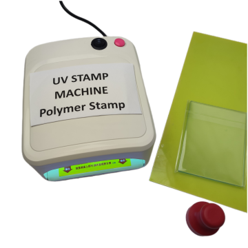 36w UV Lamp Self Inking Rubber Stamp Machine - Polymer Stamp Making Equipment