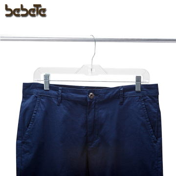 Crystal Skirt,Slack Hangers, Clear, Set of 12