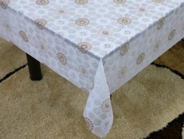 ivory Printed pvc lace tablecloth by roll
