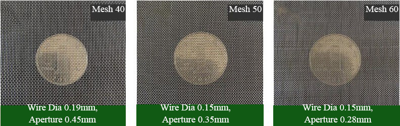 stainless steel 304/316 woven wire mesh screen cloth sieve filter screen