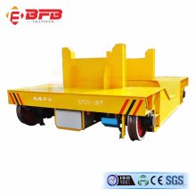 Plant Using Motorized Transfer Vehicle Powered From Conducting Railways