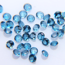 Natural London Blue Topaz London Round Loose Stones