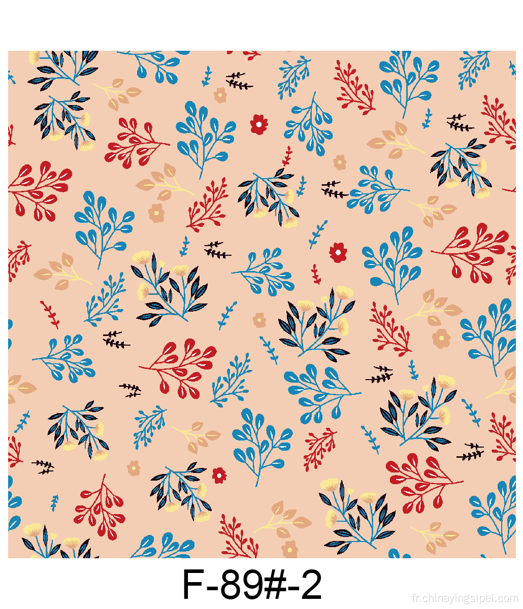 Vendre des petites fleurs imprimées moyens moyens 100% Rayon Twill Christmas Tissu