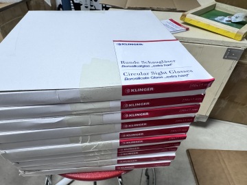 63X10MM Klinger DIN 7080 borosilicate glass