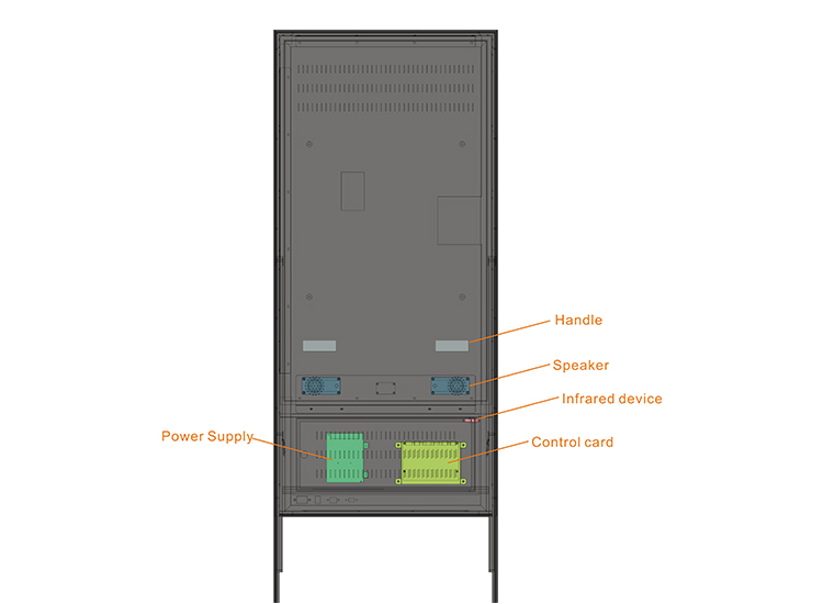 Portable lcd signage