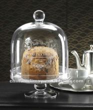 La Pasticceria Footed Plate with Dome, Glass Pedestal Cake Dome