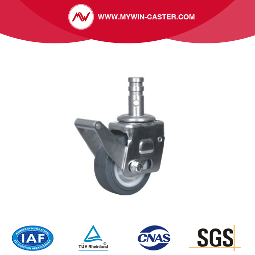 Scaffolding Caster dengan PU abu-abu