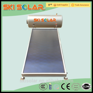 black chrome flat plate solar water heater