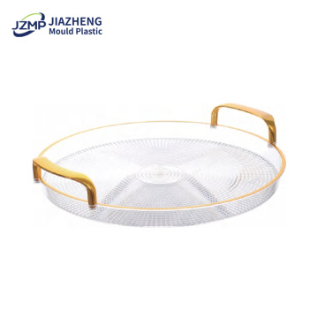 Fruits Dessert Decorative Plastic Tray With Handle