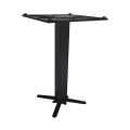 Buena calidad 450*450*H730 mm Base de mesa de hierro fundido Matt Black