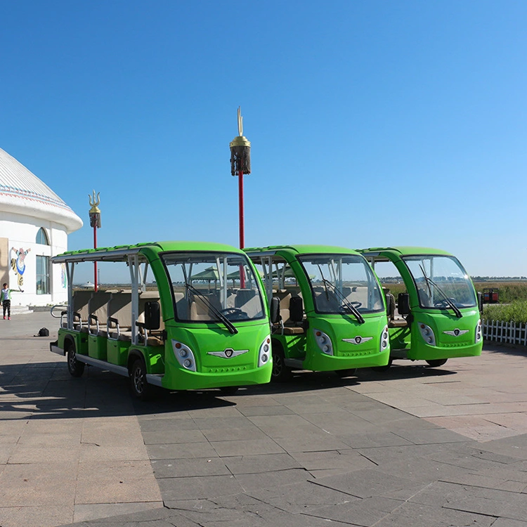 11 Seater 72V Electric Sightseeing Bus Electric Car China Tour Bus for Sale