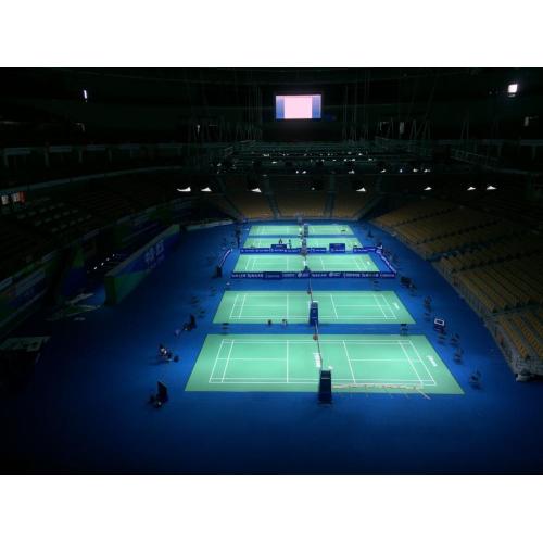 High End BWF aprobado PVC Badminton Sport Floor para el nivel de eventos