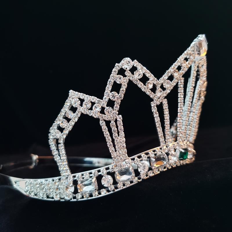 Bulk Princess Rhinestone Beauty Custom Big Pageant Queen Miss World Crown And Tiara