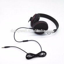 black color customized headphone for tablet PC