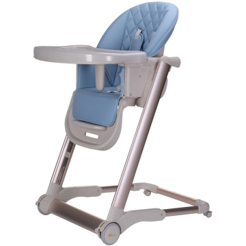 Chaise haute pour bébé avec plateau et siège réglables