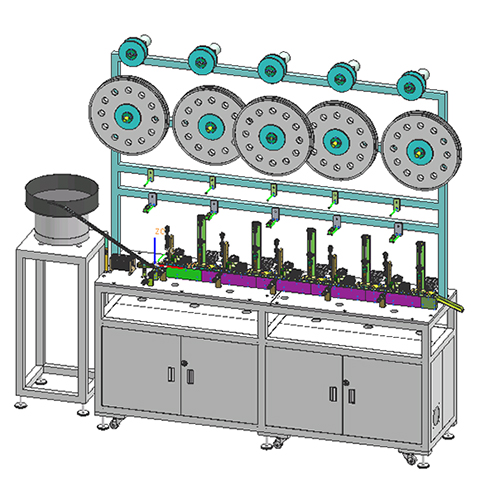 Copper pipe automatic hole opening machine