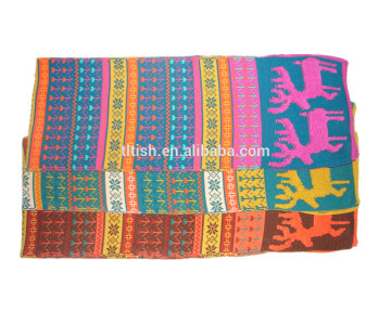 High quality jacquard custom cashmere mens scarf