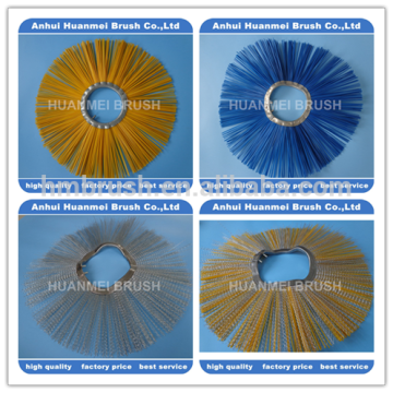 Circular sweeper brush