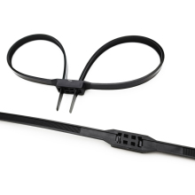 US-NHC13X700 Double Flex Plastic Handcuffs - Self-locking Disposable Nylon Zip Ties