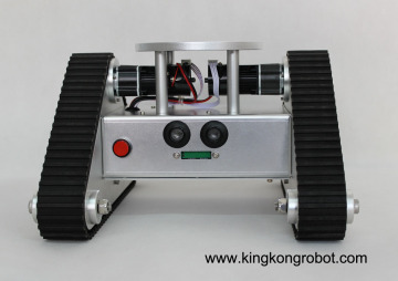 KR0002 Tri-Tracked Tank Robot Kit with Ultrasonic Sensors