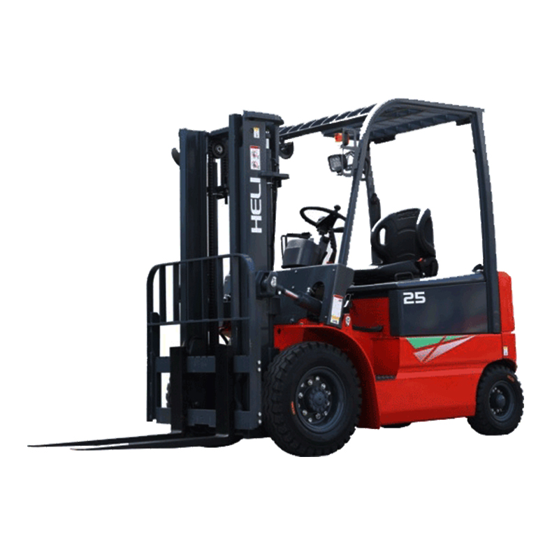 Heli 2.5ton Electric Forklift CPD25 dengan Pengisi Daya Baterai