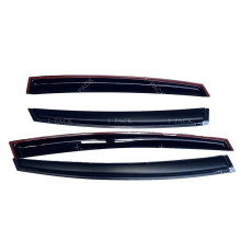 I-Pack Visors Window Visors Wind Deflectors for Toyota Prius V 2012-2018 Rain Guard