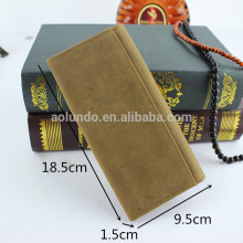 hot mens genuine leather credit card wallet long leather wallet
