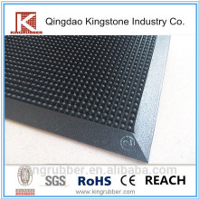 fingertip rubber brush mat dirt scraping rubber entrance matting