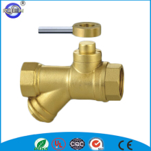 Automatic brass y strainer filter valve
