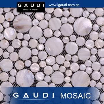 coconut shell mosaic tiles from Gaudi