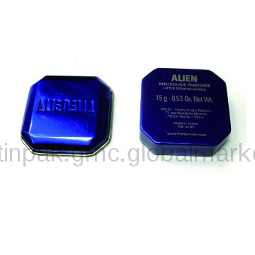 Dongguan octangle chewing gum mint tin box