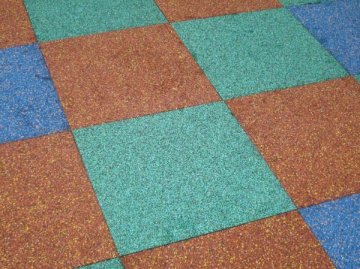 2016 Colourful EPDM Square Rubber Tile 15-75mm