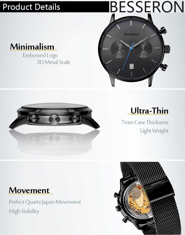 China manufacturer new Japan movement import custom your brand men quart fashion watches