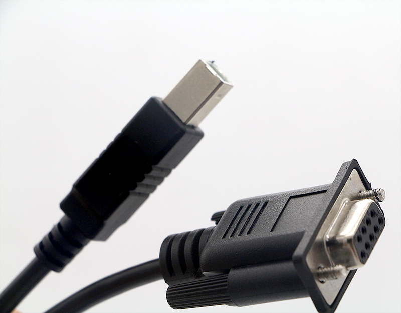 Factory Custom new origin phone usb phone adapt 1.8m DB9 Female  to USB 2.0 B Male Type RS232 Cable for POS System smart watch