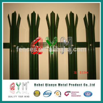 triple pointed palisade fence/ W pale palisade fence