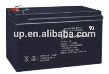 12v 7.2ah AGM lead acid battery for security system UP battery