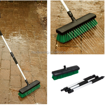 14-Year BSCI Garden Sweeping Brush: Telescopic Broom for Floor Cleaning