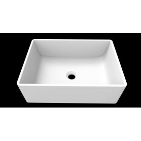 Square pure acrylic countertop washbasin