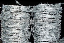 Galvanized iron wire with barbed wire