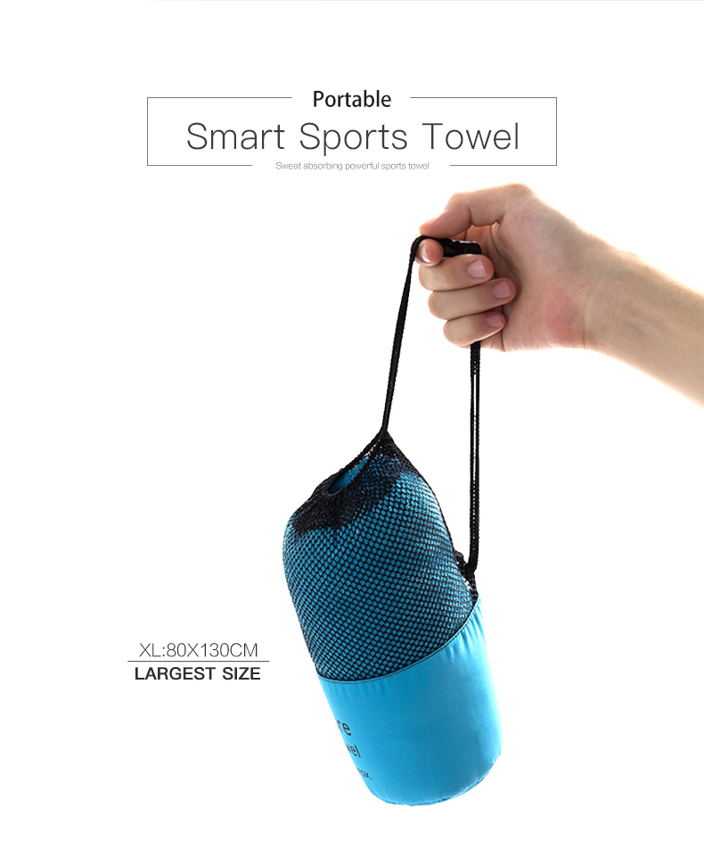 Portable sports towel