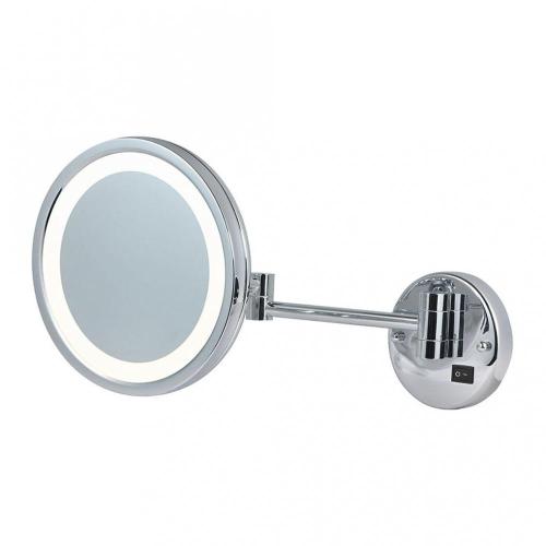Wall round magnifying mirror with lights