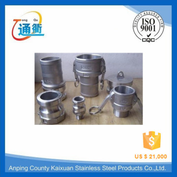 all type casting stainless steel ferrule fitting camlock coupling